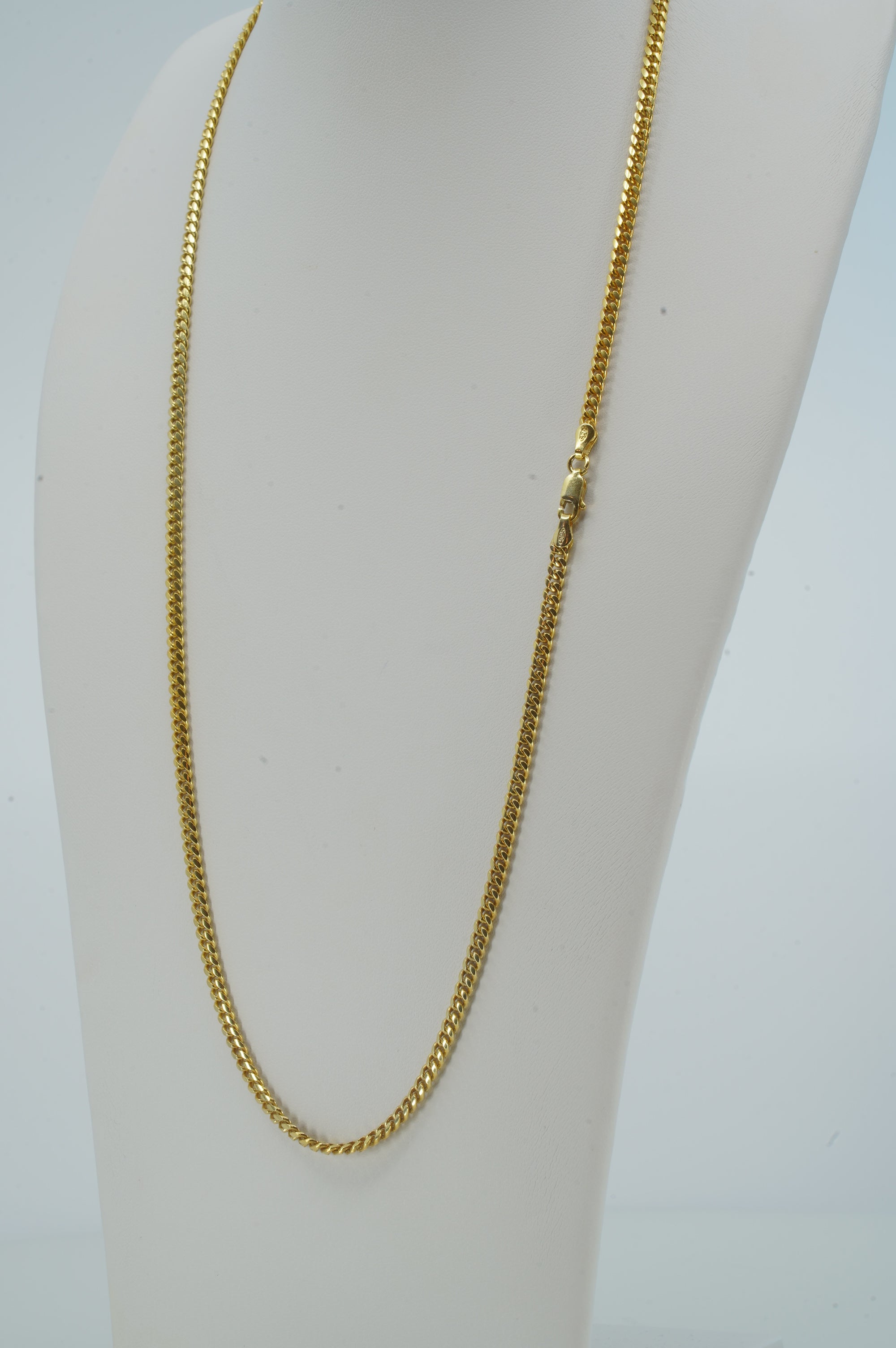 18k Cuban Link 4mm 24'