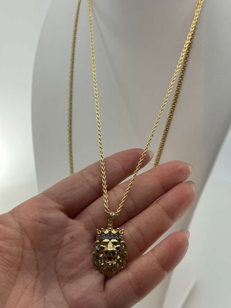 18K Lion Pendant