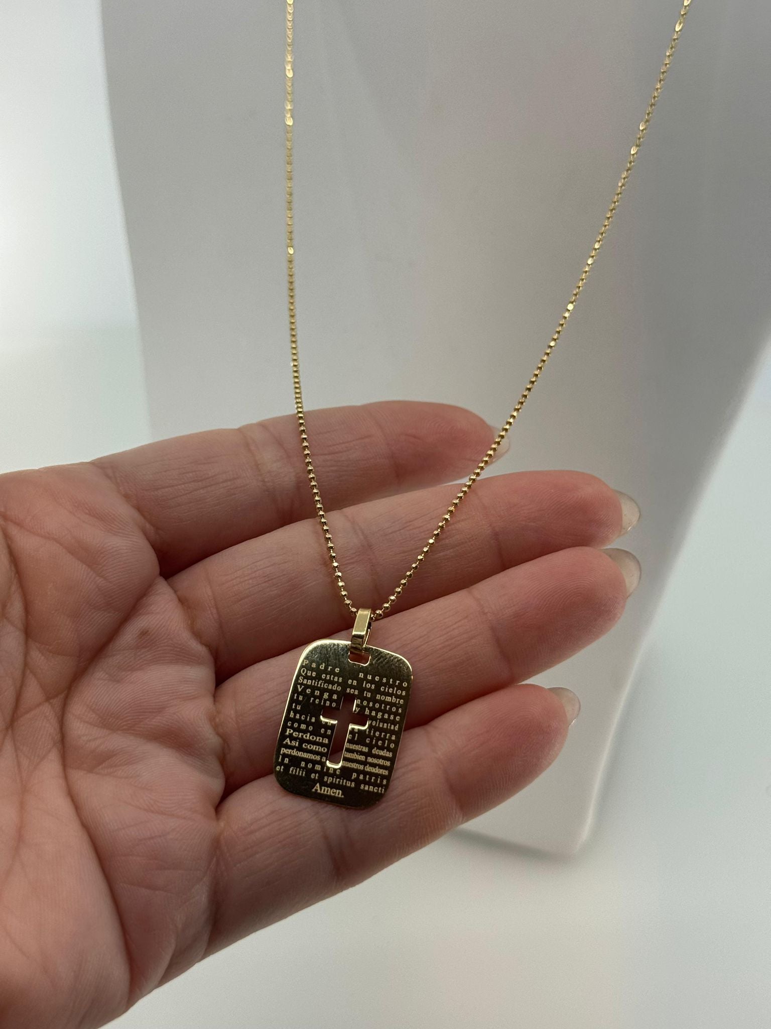 18K The Godfather Cross Pendant