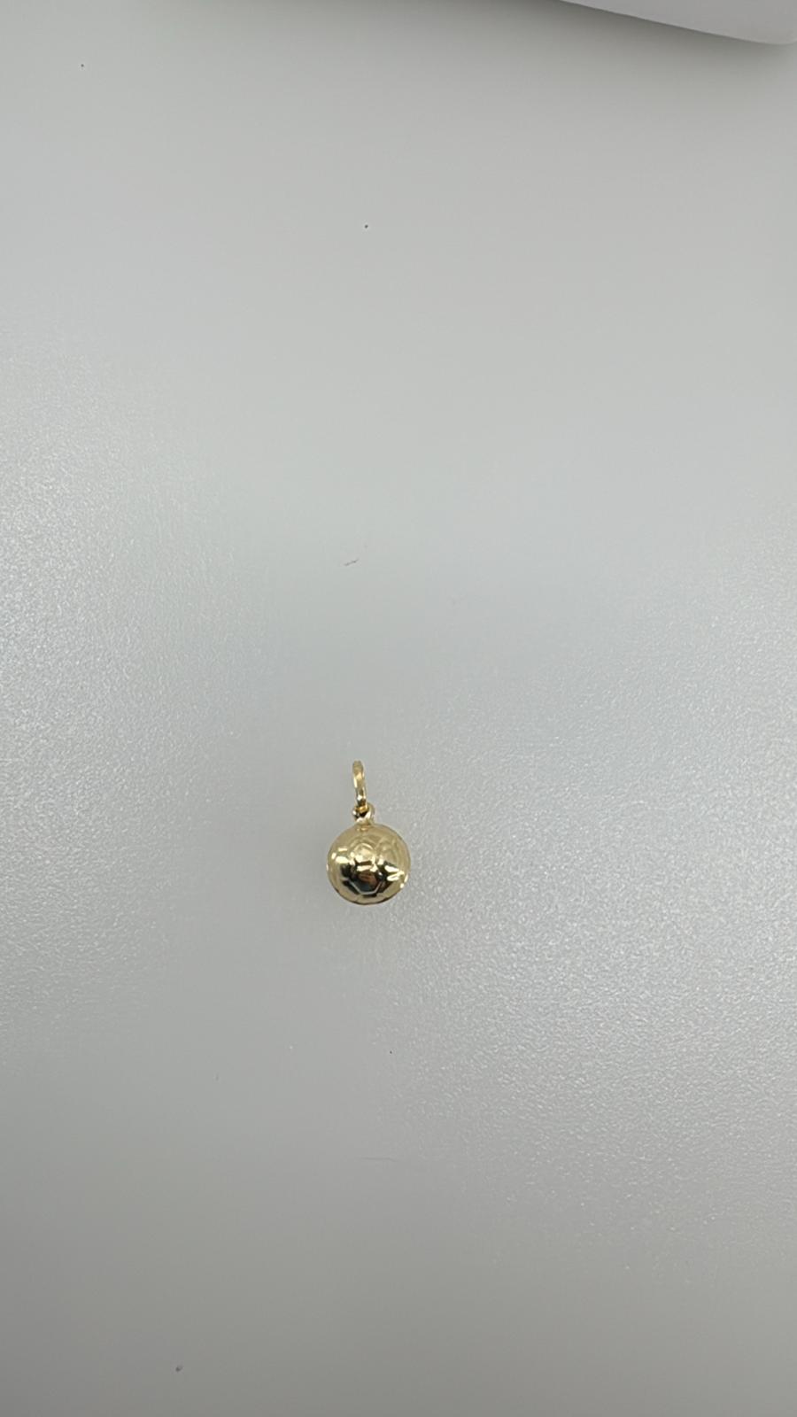 18K Soccer Ball Pendant