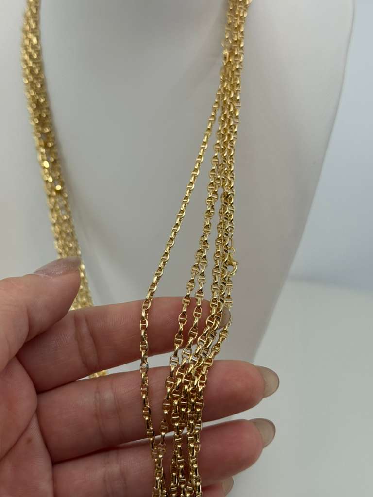 18K Mariner Chain 60cm 2,5mm