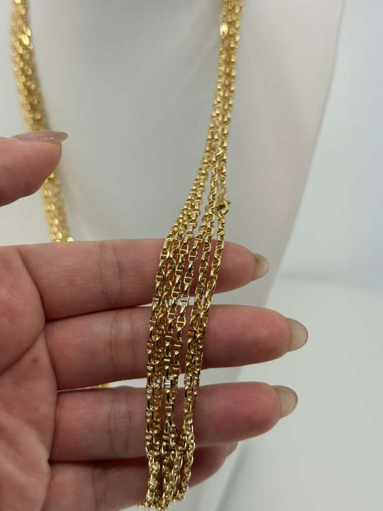 18K Mariner Chain 60cm 2,5mm