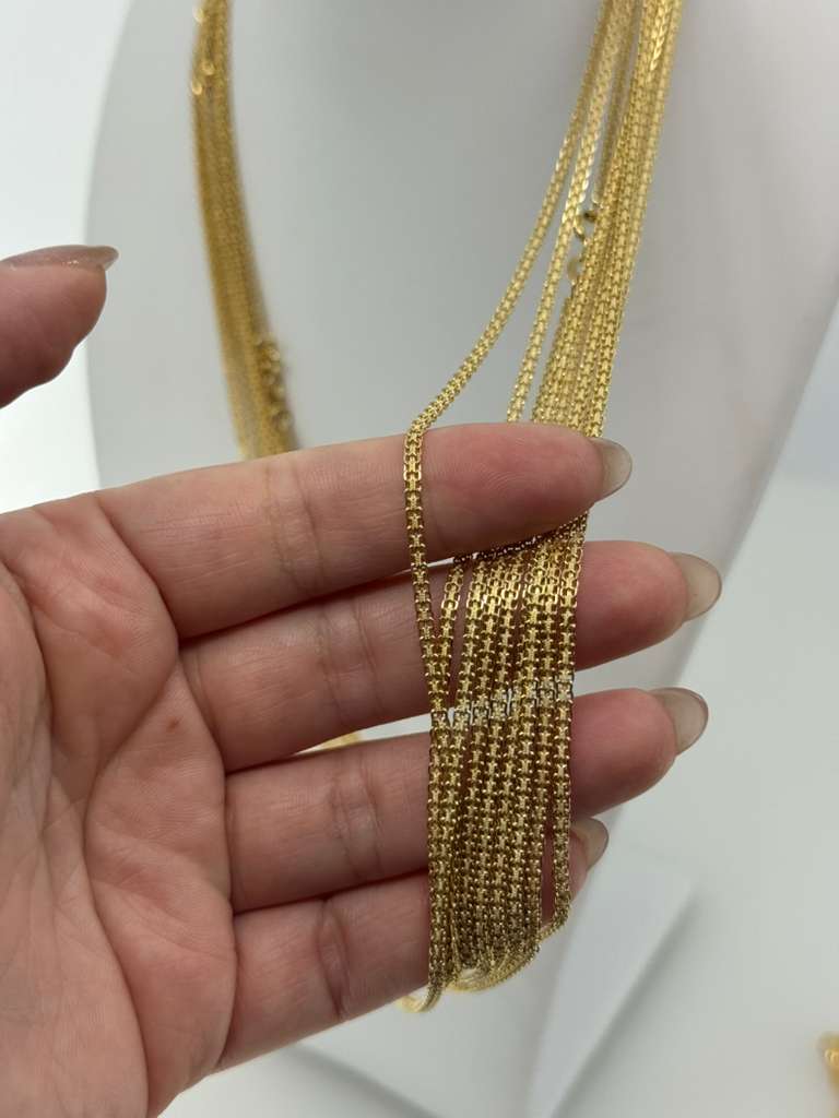 18K Bismarck Chain 60cm 2,5mm