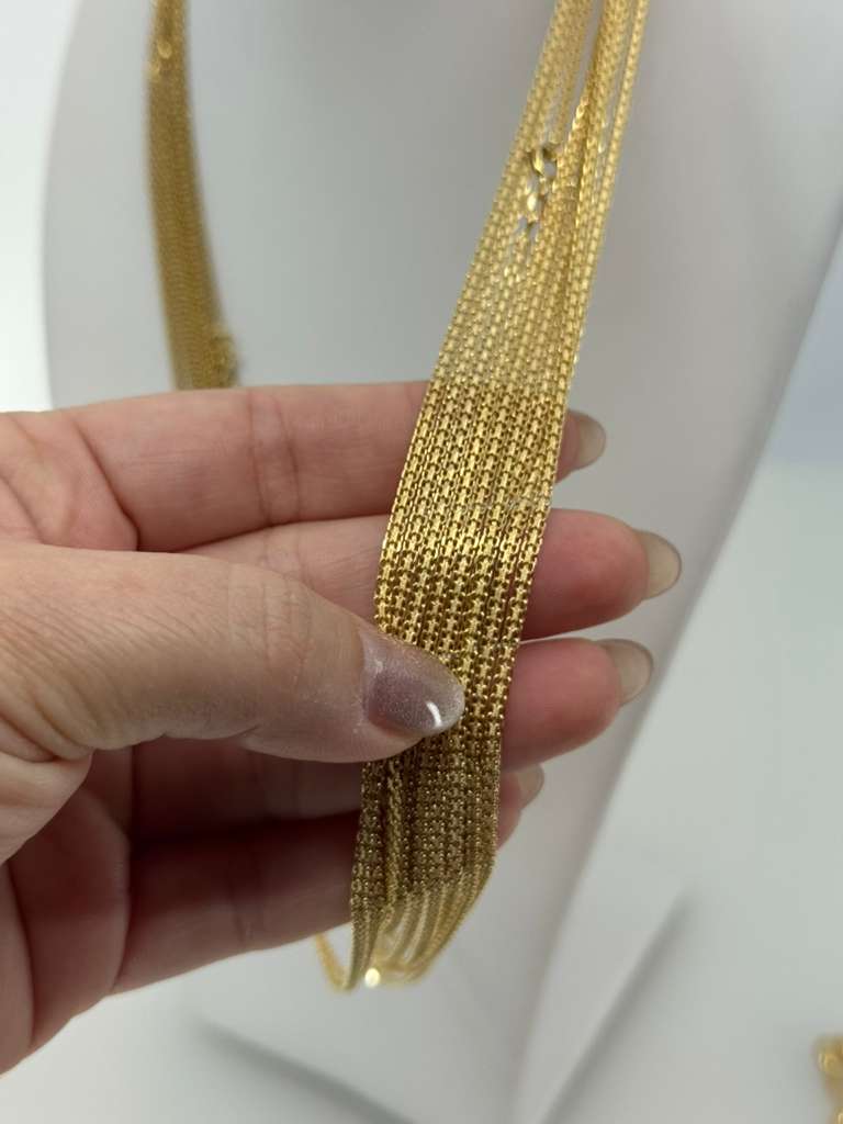 18K Bismarck Chain 60cm 2,5mm