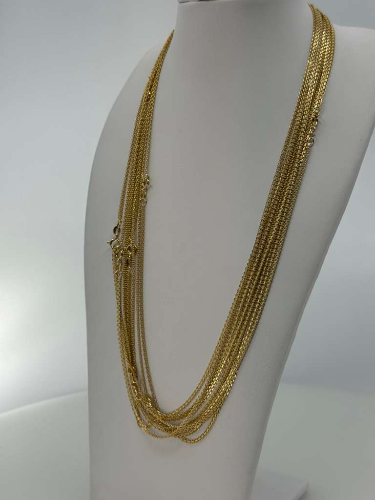 18K Bismarck Chain 60cm 2,5mm