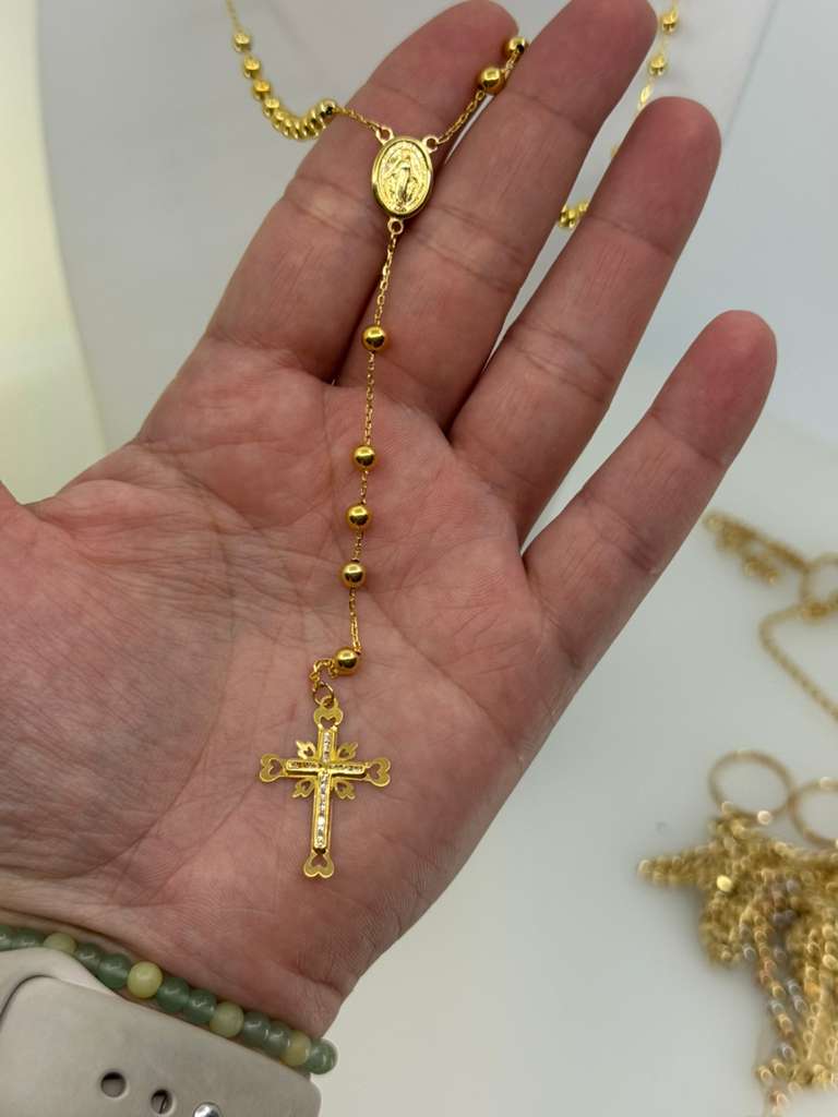 18K Rosary Yellow Gold