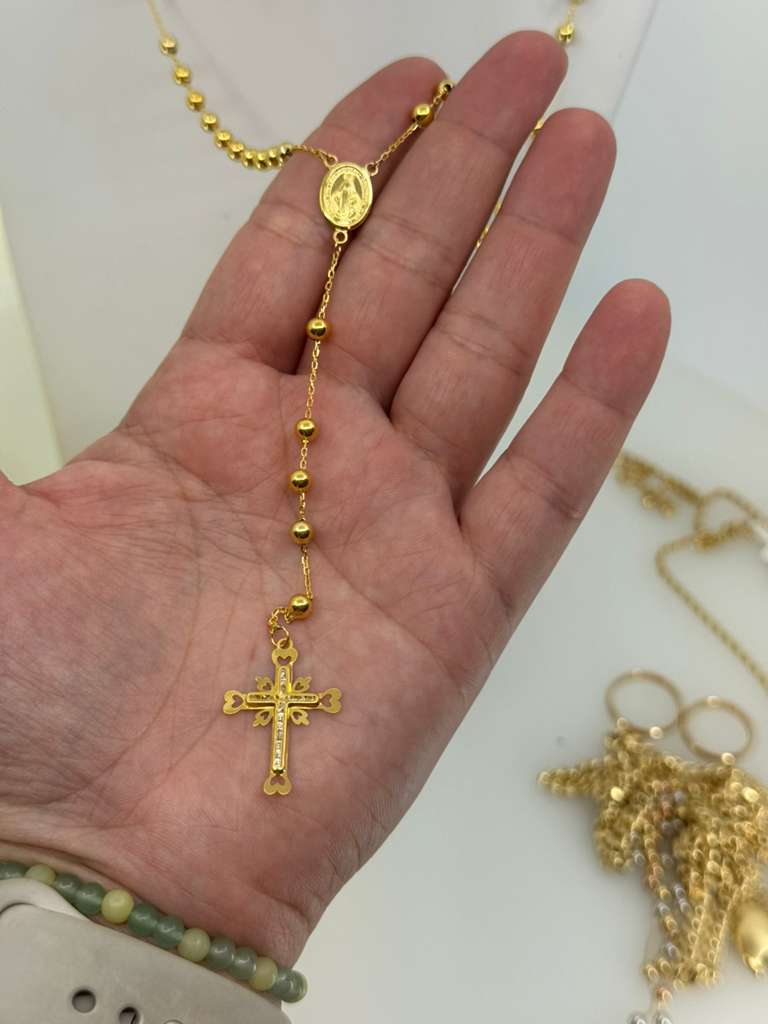 18K Rosary Yellow Gold