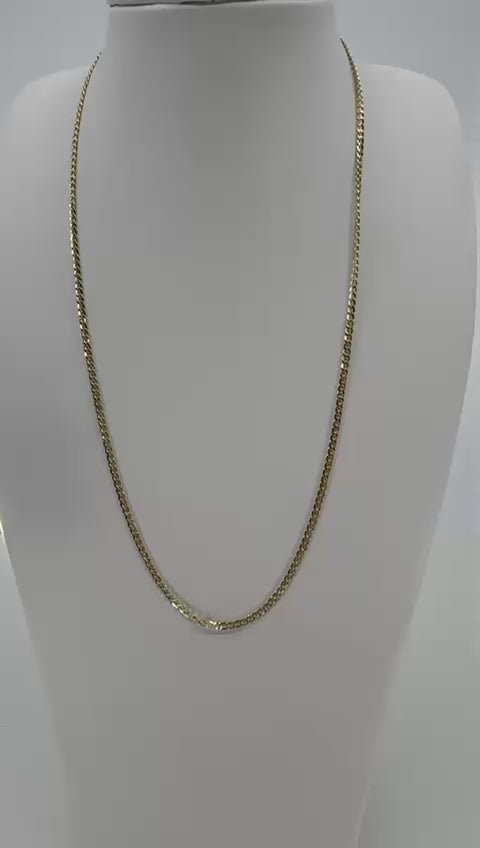 18K Cuban Chain 50cm 2,6mm